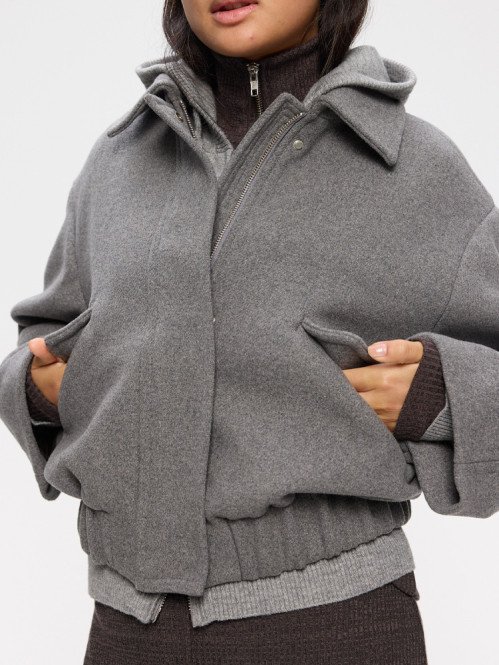 Nova jacket grey mel 