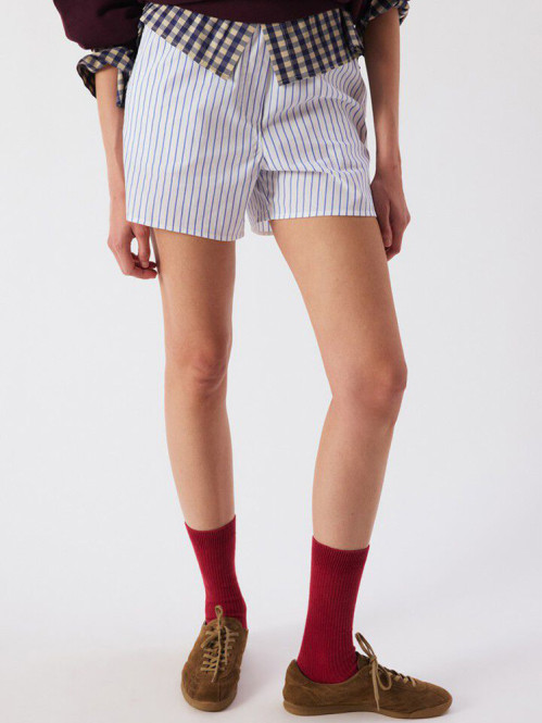 Nur 09a shorts rayures rivier 