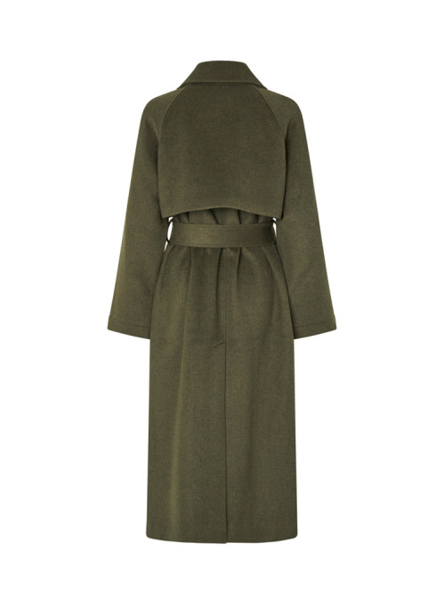 Odonna-m lava coat dusty olive 