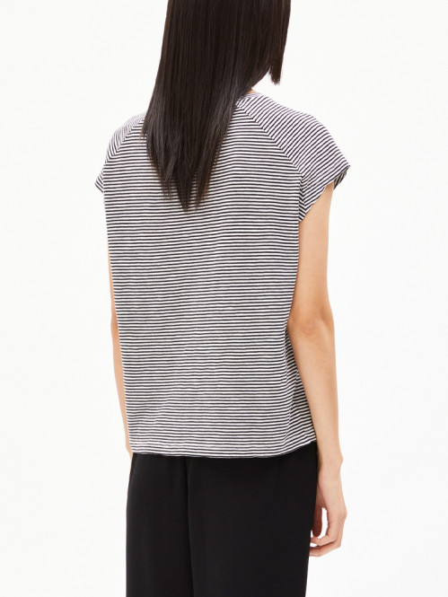 Oneliaa lovely stripes black oatmilk 