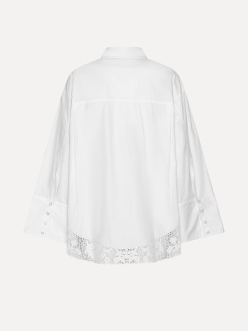 Oversized shirt bright white 