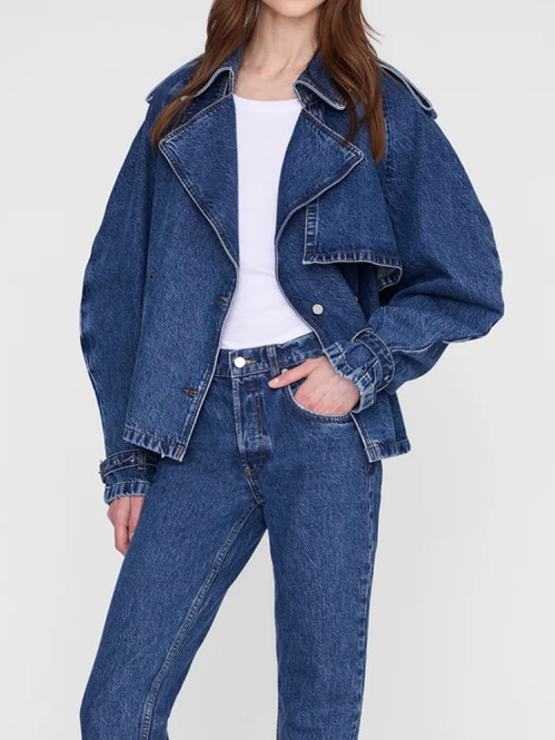 Pascal trench clean indigo 