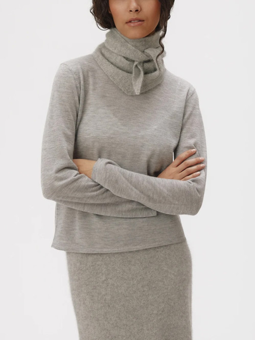 Paula scarf grey 
