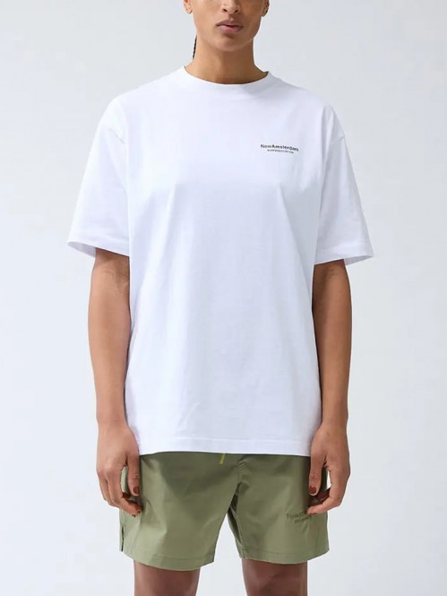 Photo print tee white 
