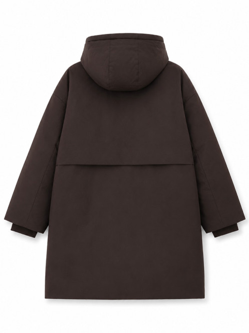 Pina rain parka dk brown 