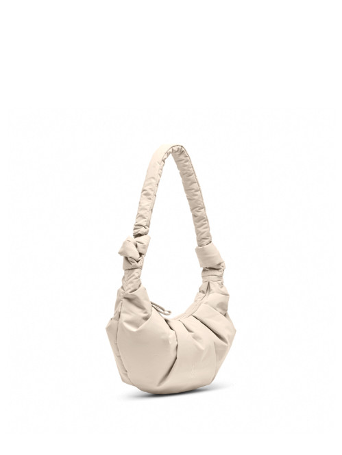 Pleat moon small bag  scallop 