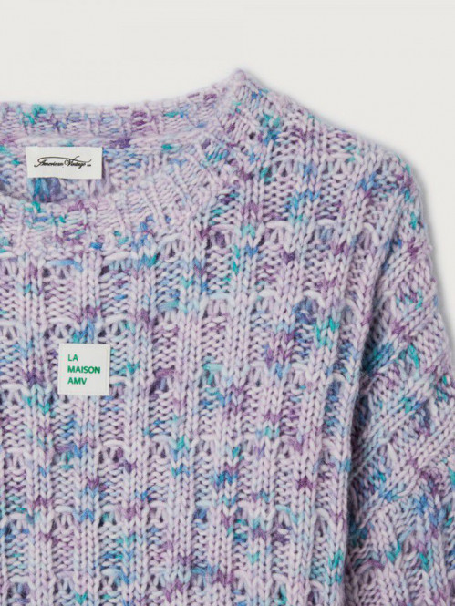 Poy 18a pullover lilas multchine 