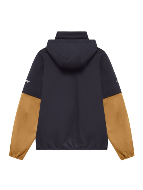 Rain tech nylon jacket walnut 