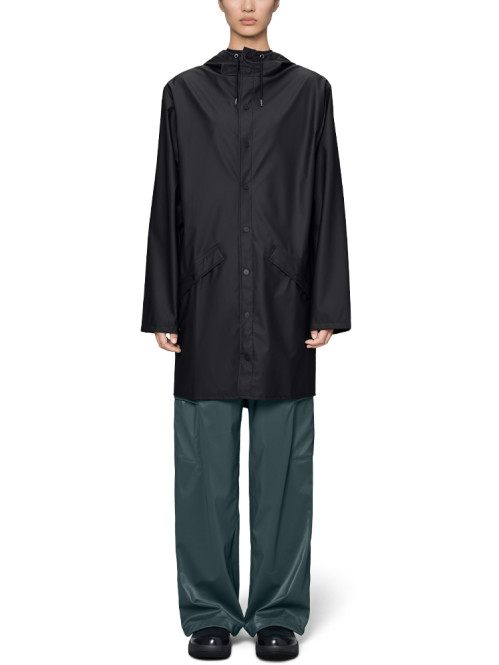 Long rain jacket black 