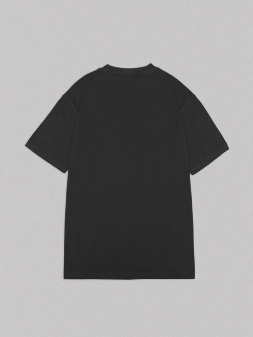 Relaxed tee washed black 