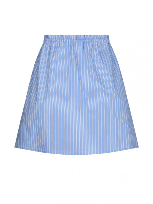Rimona stripe skirt light blue 