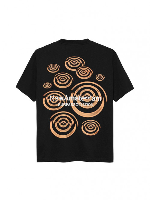 Ripple t-shirt black bronze 
