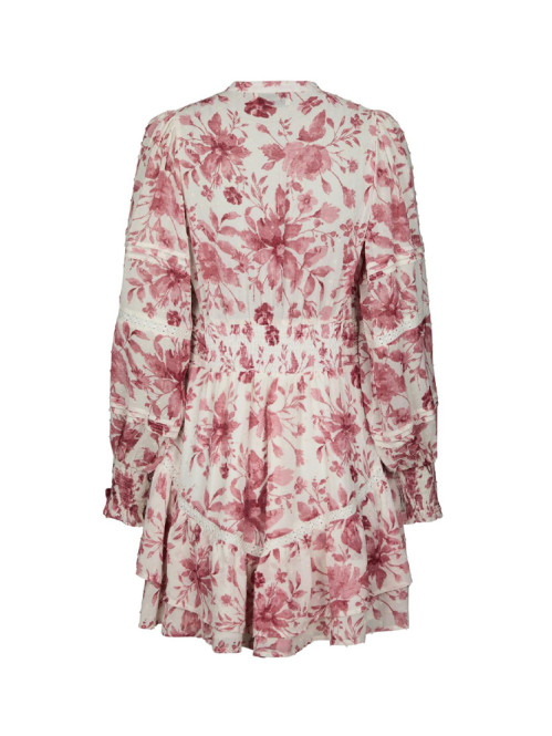 Roberta flower print dress evening rose M