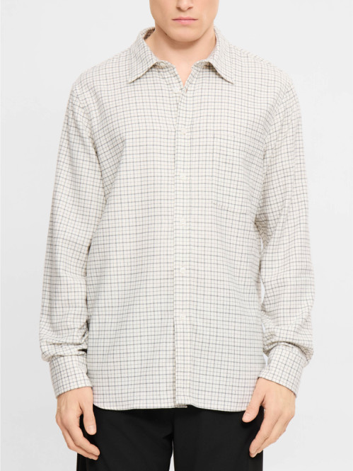 Rodrik shirt white check 