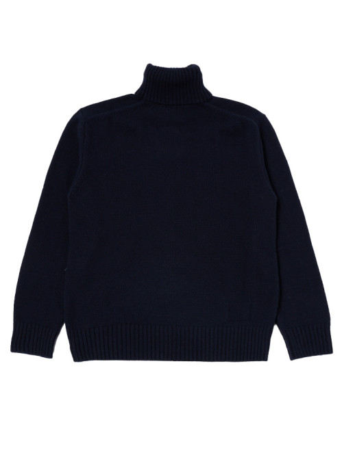 Roll neck pullover navy 