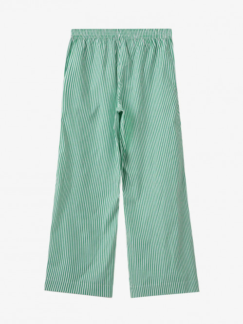 Ronne essential pajamas pants green/wht 