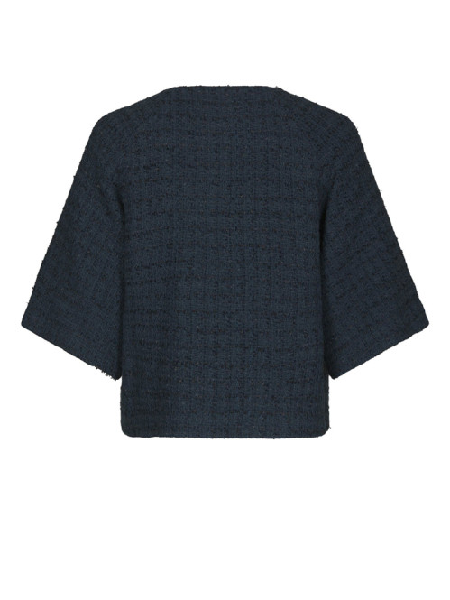 Rosella boucle mini jacket navy 