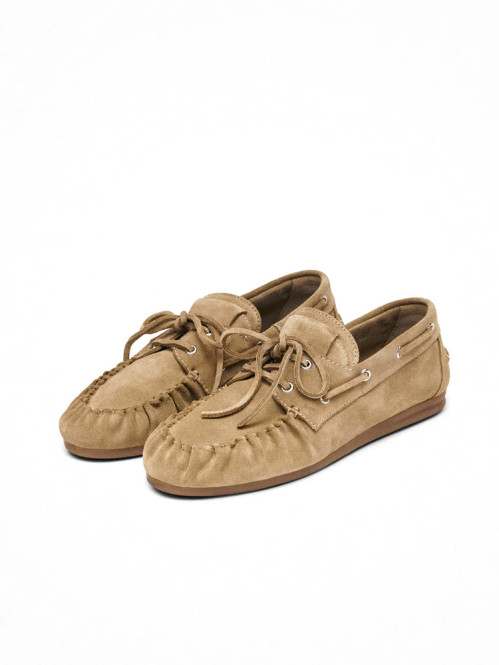 Rowan loafers suede beige 