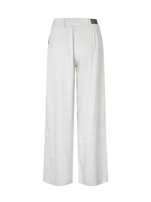 Saiben trousers light grey mel S