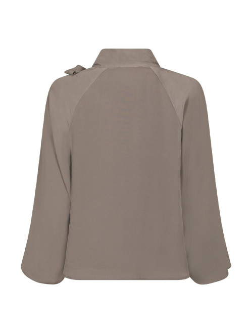 Saline blouse warm grey 