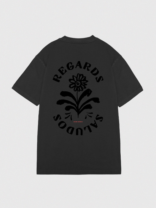 Saludos t-shirt washed black 