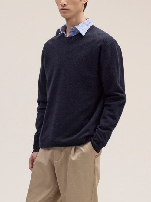 Sammy pullover navy mel 