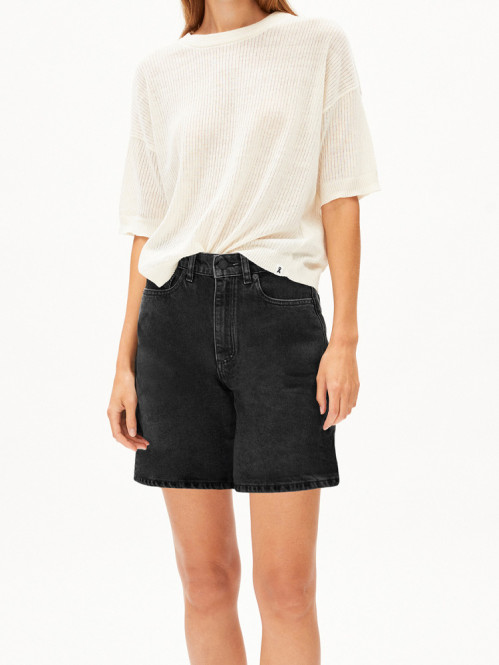 Sheaari denim short ebony black 26