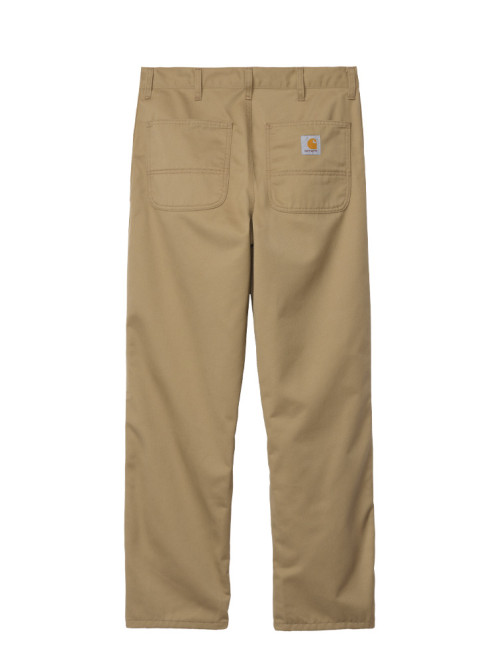 Simple pant leather rinsed 