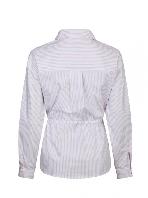 Solei small stripe shirt light pink 