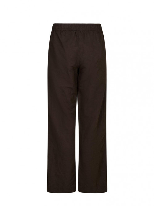 Sonar linen pant dark brown 