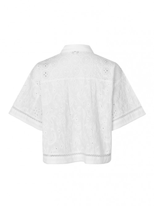 Sonja-m embroidery blouse white 