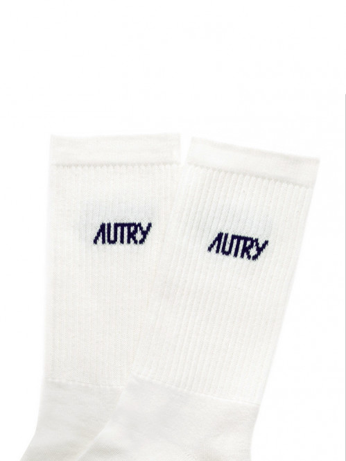 Socks stars cream blue 
