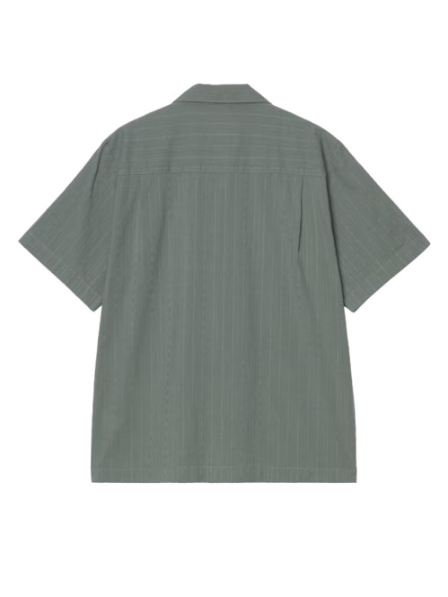 SS gareth shirt velvet green 