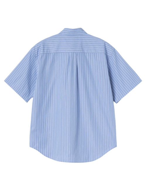 SS Keene shirt curacao stripe 