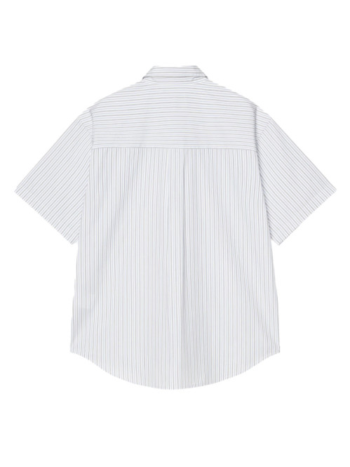SS Keene shirt white stripe L
