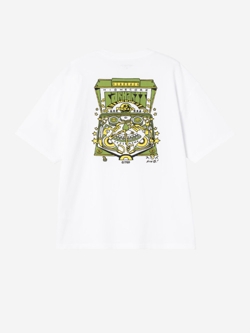 SS Pinball t-shirt white 