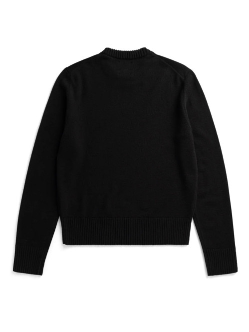 Stensmark lambswool pullover black 