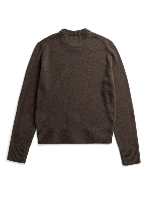 Stensmark lambswool pullover brown 
