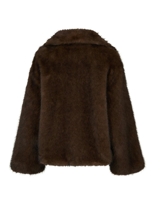 Stephanie faux fur brown 