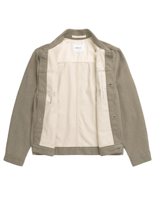 Storadal resist dyed twill jacket vetiver 