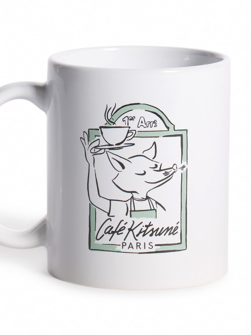 Street fox mug white 