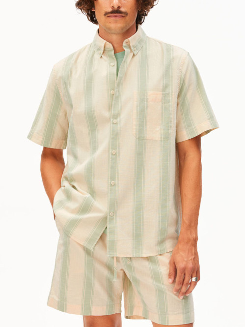 Striped shortsleeve shirt foam 