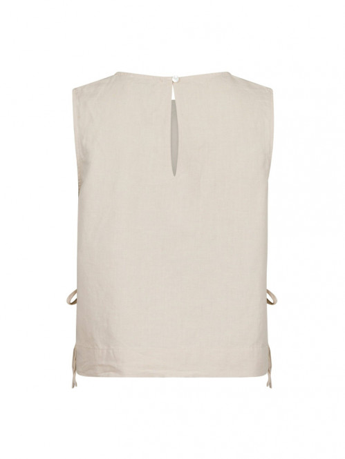 Svetlana linen top sand S