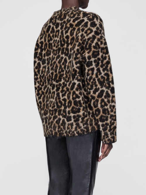 Sydney crew sweater leopard 