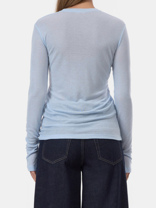 T-shirt longsleeve powder blue 