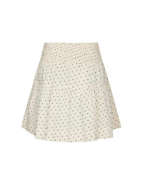 Tarrow dot skirt creme S