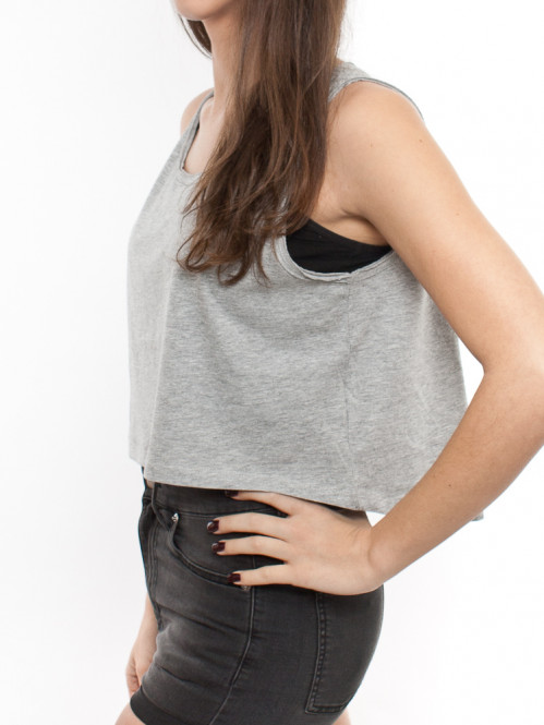 Edge short top grey 