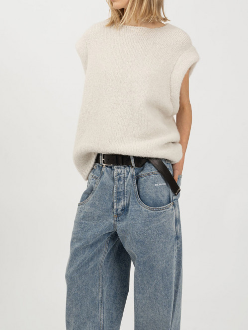 Teya top greige 