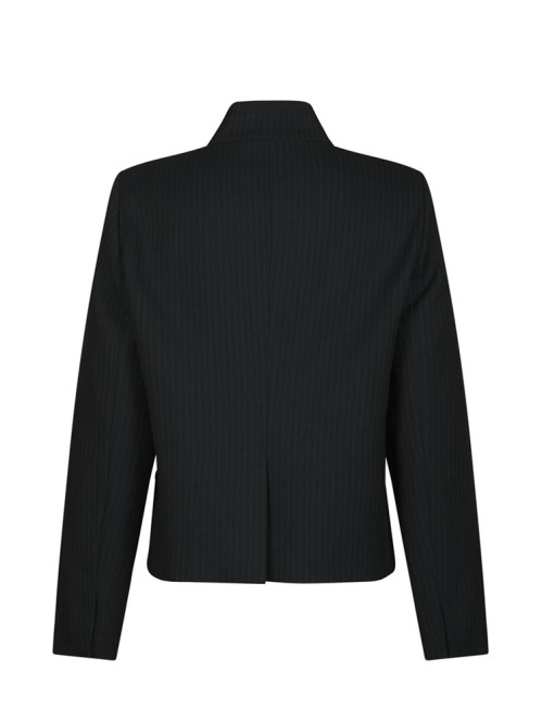 Tiria slim pinstripe blazer dk navy M
