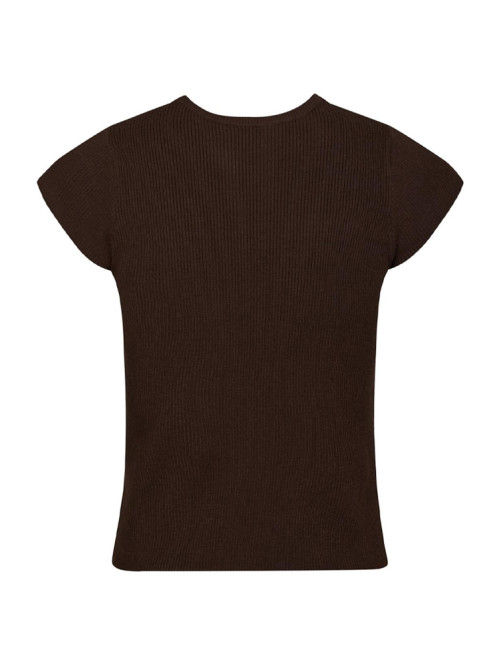 Tirra knit tee brown S